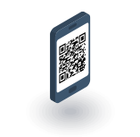 phone w qr code